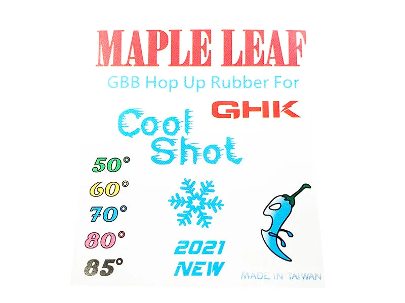 20% Off - Maple Leaf 2021 New Cool Shot Hop Up Bucking for GHK GBB (50°/60°/70°/80°)