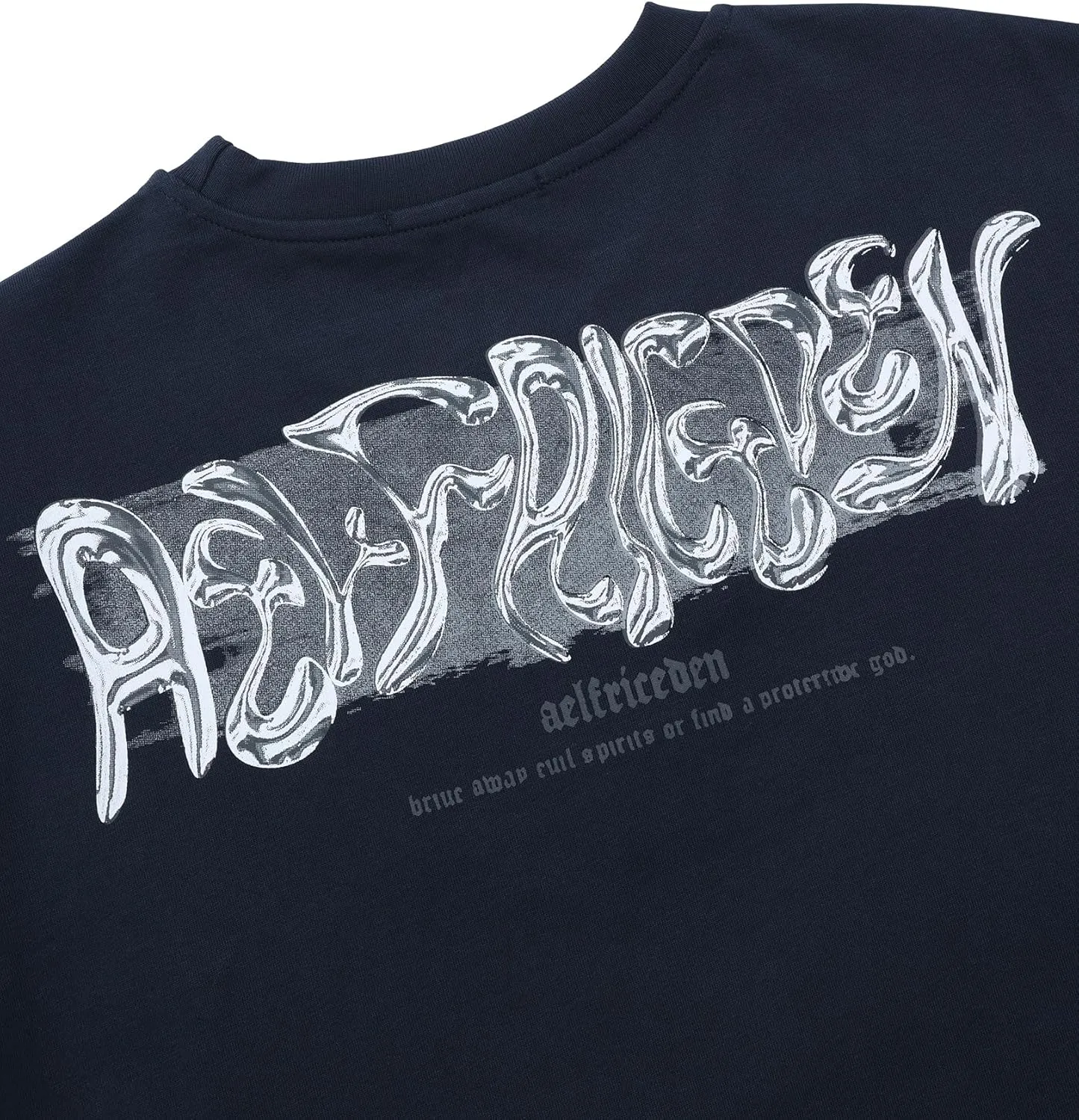 Aelfric Eden Metalic Graphic Tees Men Y2k Oversized T Shirts Women Vintage Tees Unisex Summer Tops