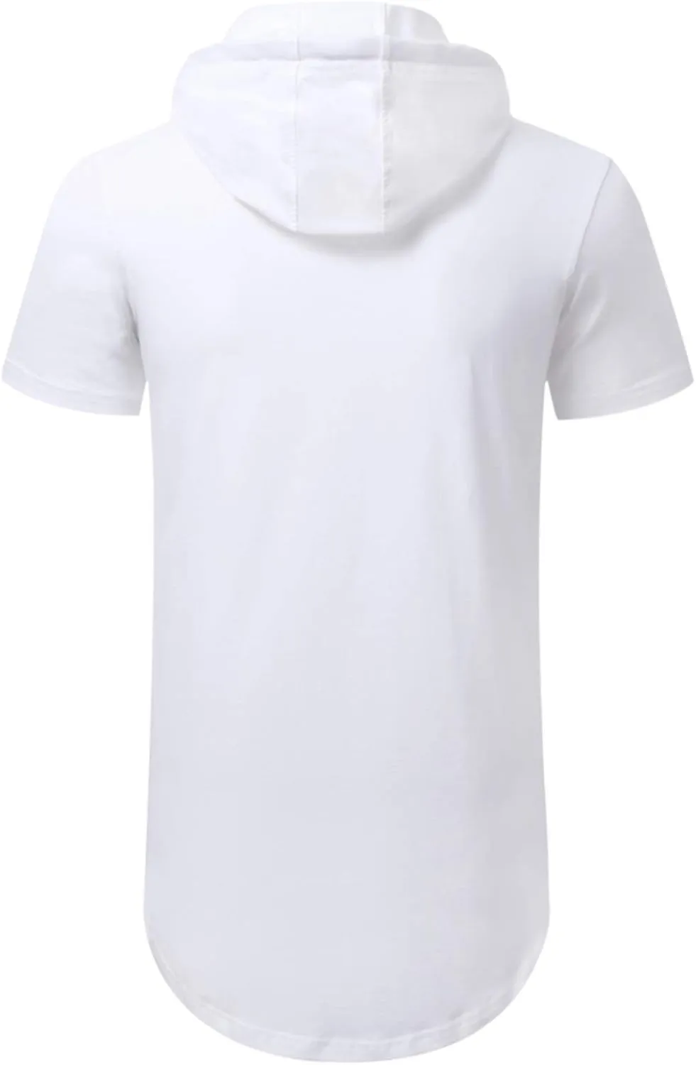 Aiyino Men's S-5X Short Sleeve Fashion Athletic Hoodies Sport Sweatshirt Hip Hop Pullover