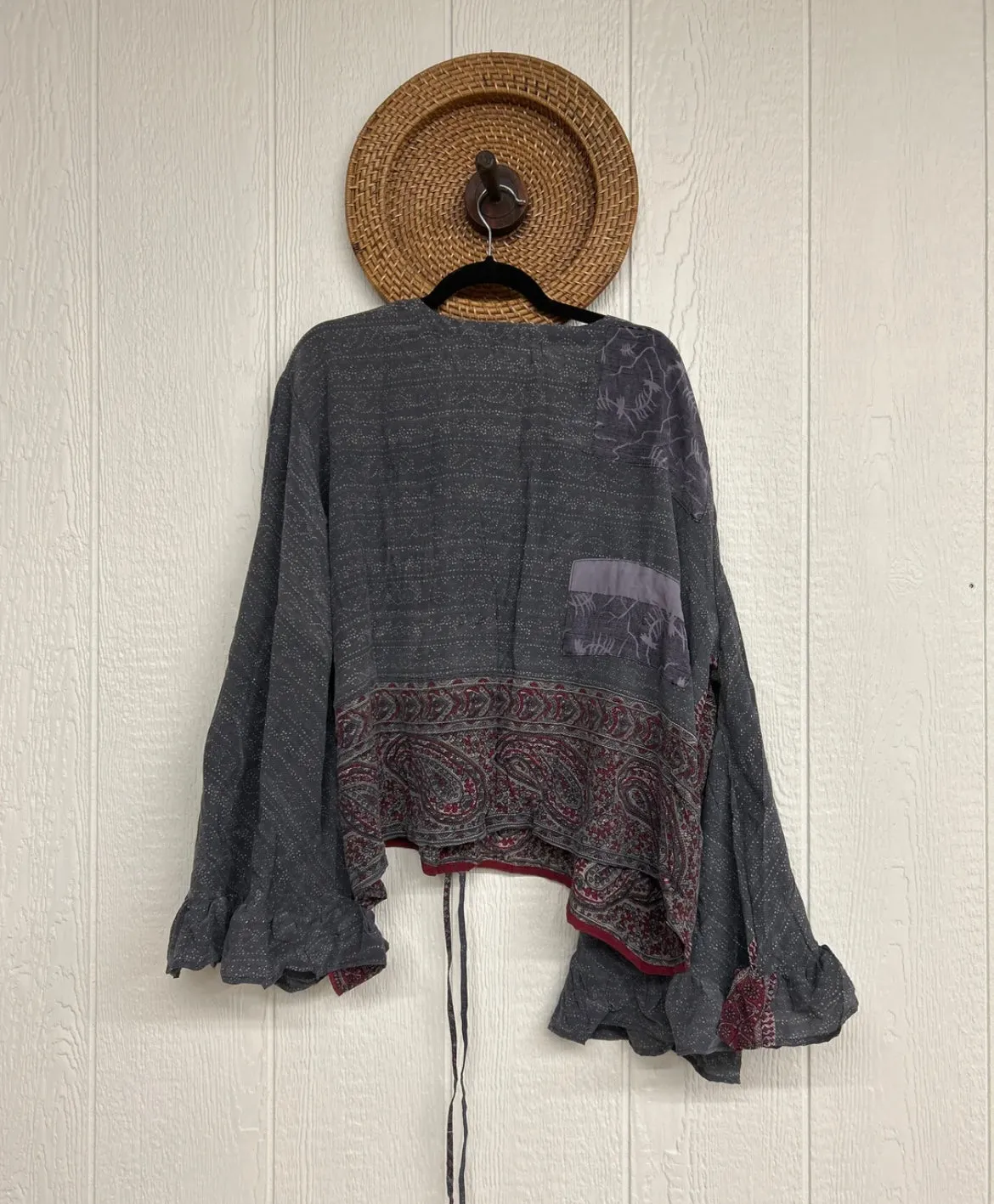 Bell Sleeve Butterfly Top #156 by Kantha Bae