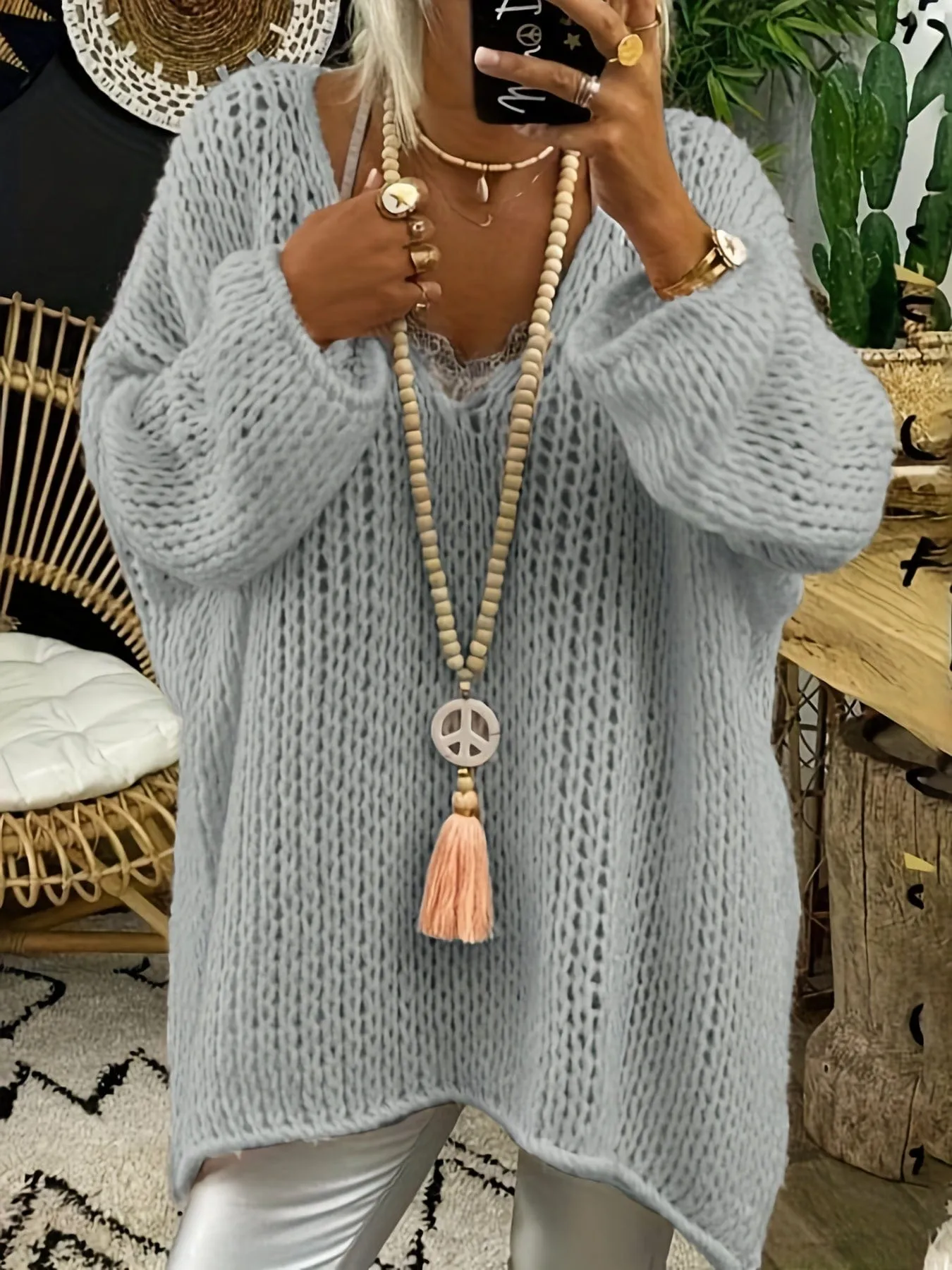 Casual Knit Sweater for Everyday Wear