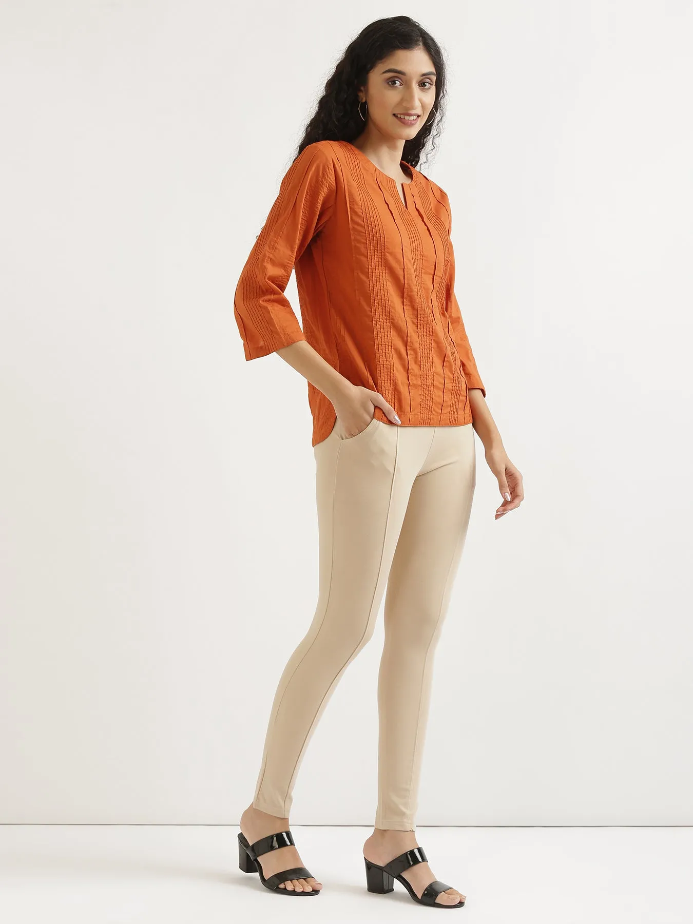 Cinnamon Everyday Cotton Top