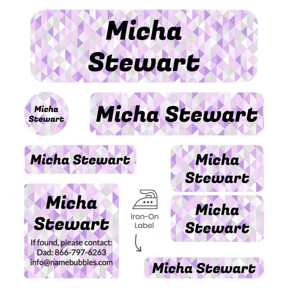 Crystal Prism Sleepaway Camp Labels Pack