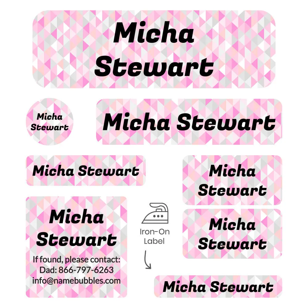 Crystal Prism Sleepaway Camp Labels Pack