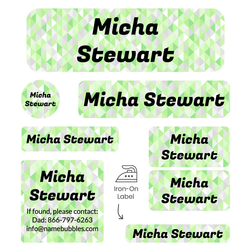 Crystal Prism Sleepaway Camp Labels Pack