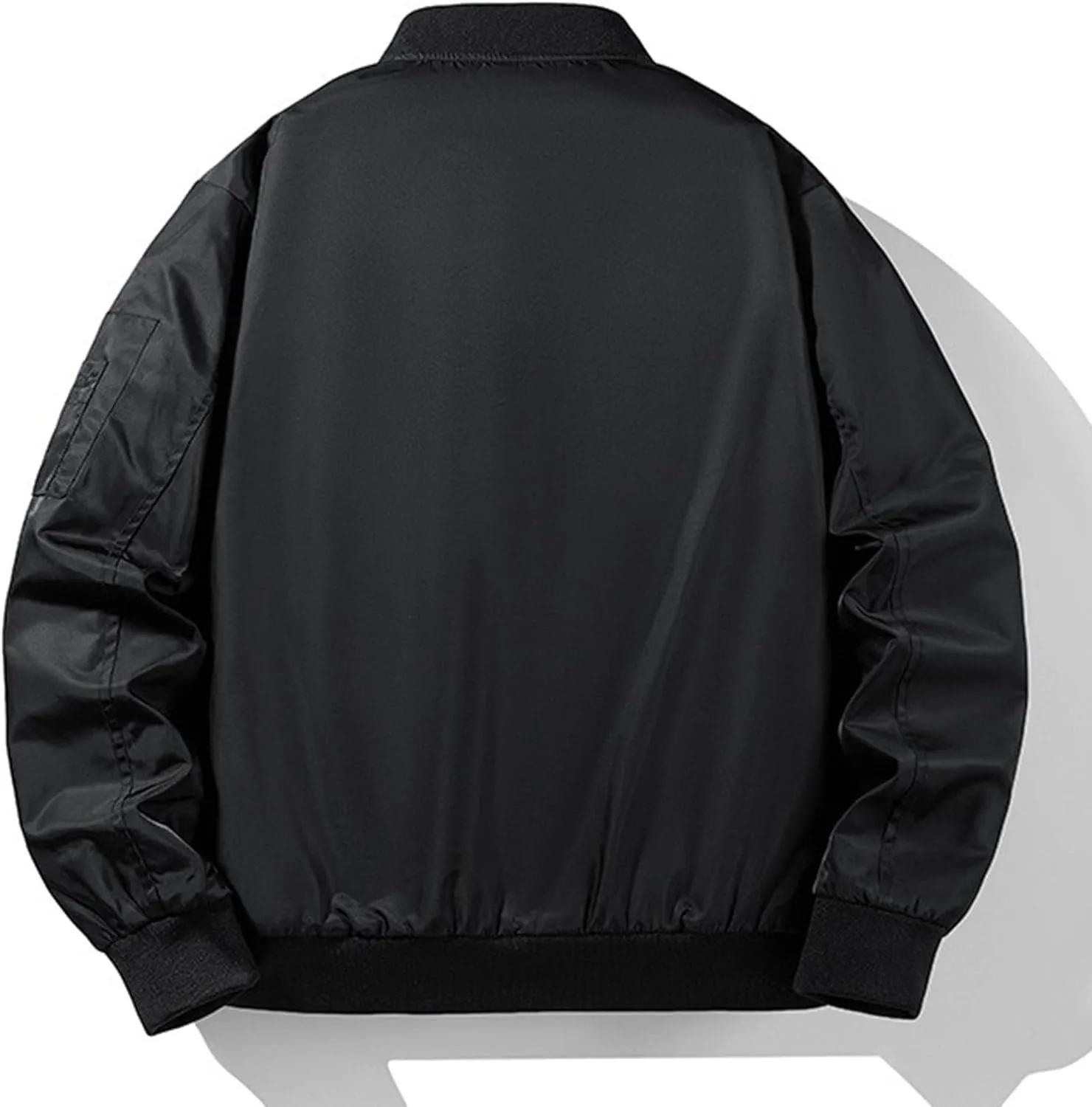 DGHM-JLMY Men's Warm Winter Padded Bomber Jacket Casual Baseball Collar Tactical Coat Outdoor Fall Windbreaker Coats Outwear