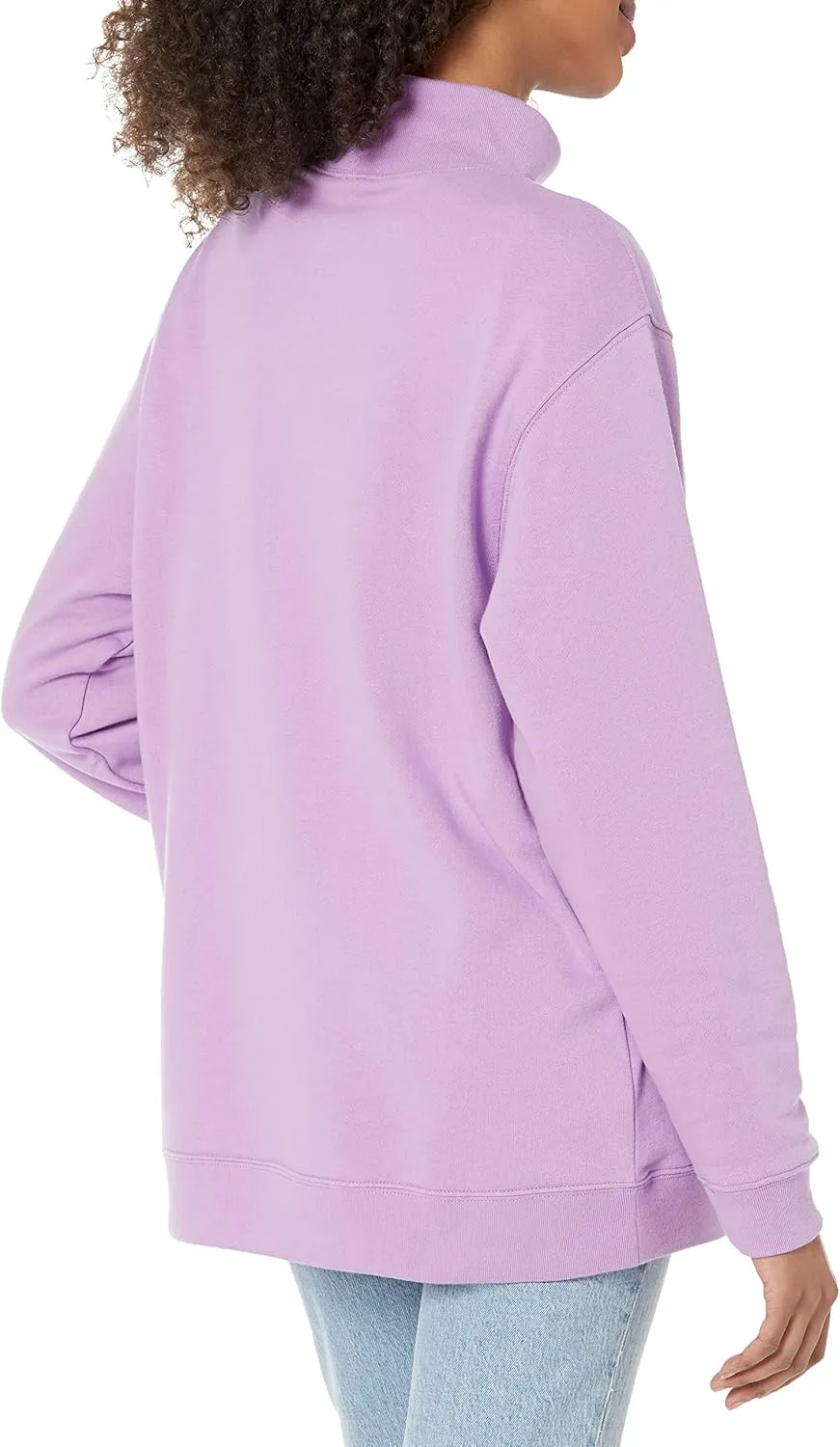GAP Women's Fleece Tunic Mockneck