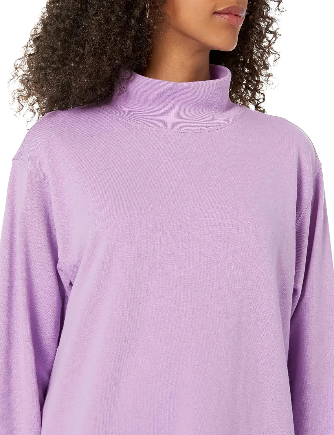 GAP Women's Fleece Tunic Mockneck