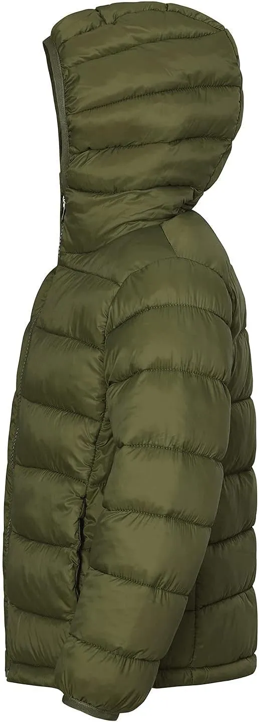 Hooded Puffer Jackets for Boys and Girls  Lightweight and Packable  Autumn and Winter Coat, Warm and Comfy