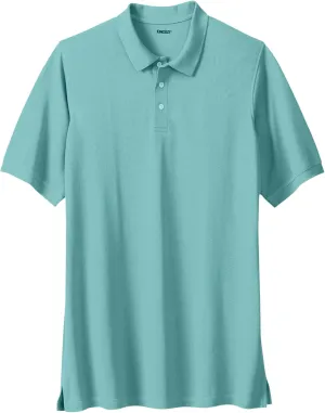 KingSize Men's Big & Tall Longer-Length Shrink-Less Piqu Polo Shirt