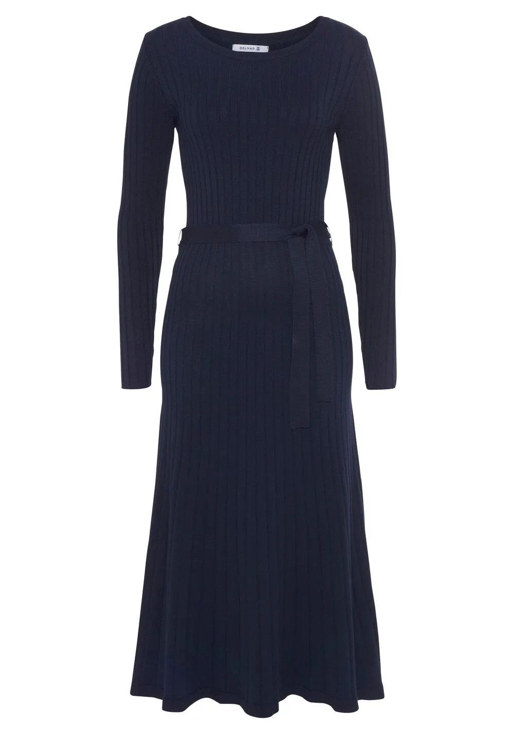 Knitted dress Delmao, dark blue