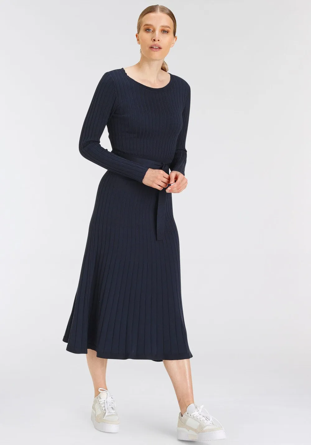 Knitted dress Delmao, dark blue
