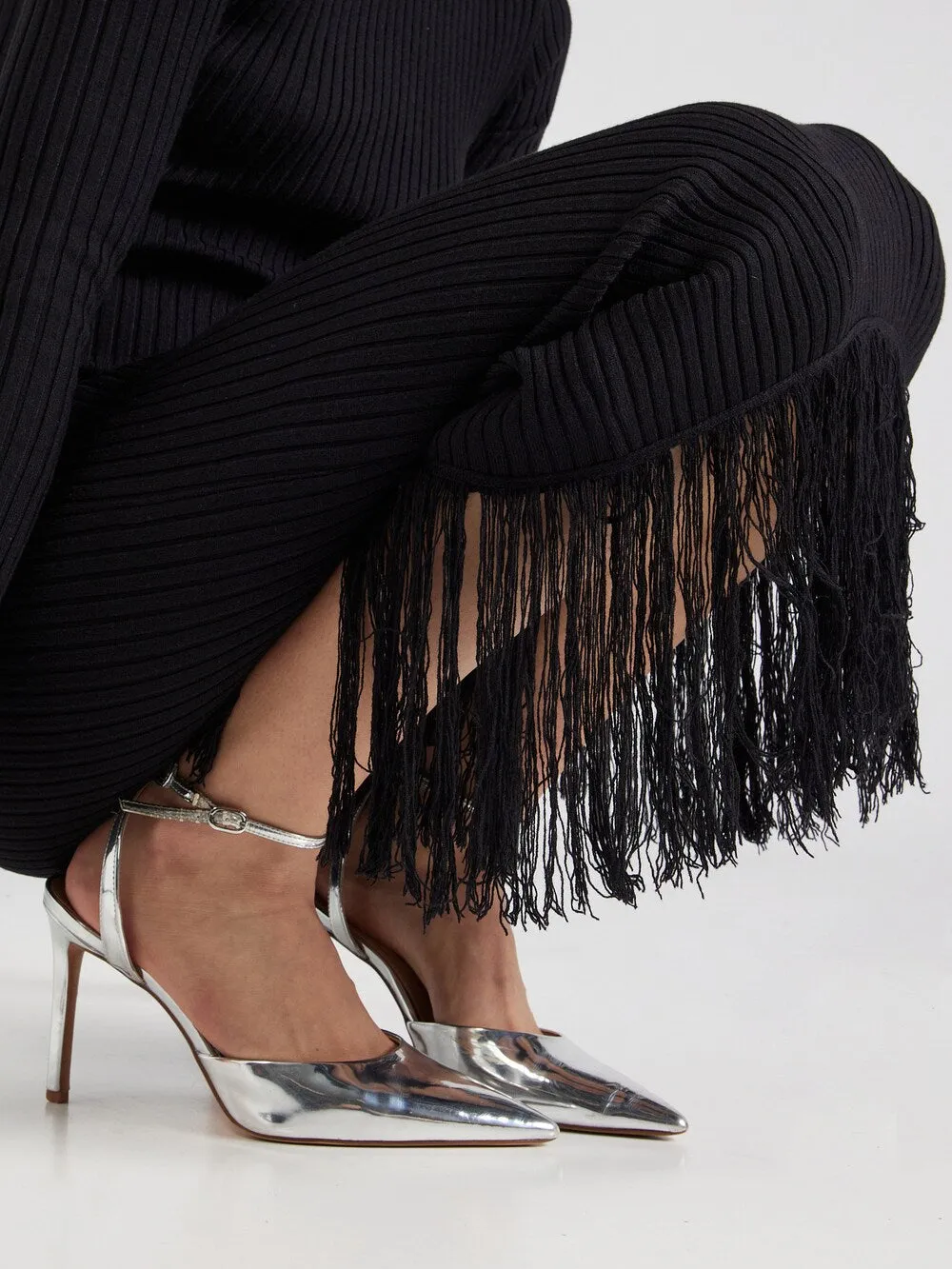 Knitted dress Nasty Gal, black