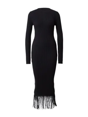 Knitted dress Nasty Gal, black