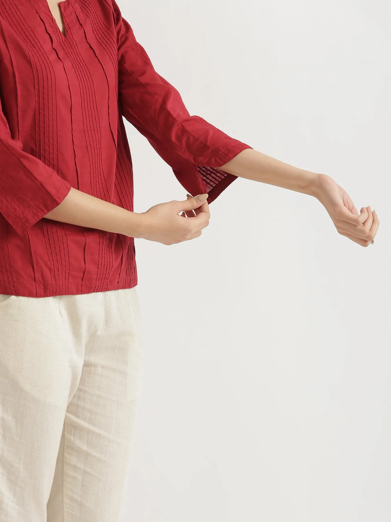 Raspberry Everyday Cotton Top