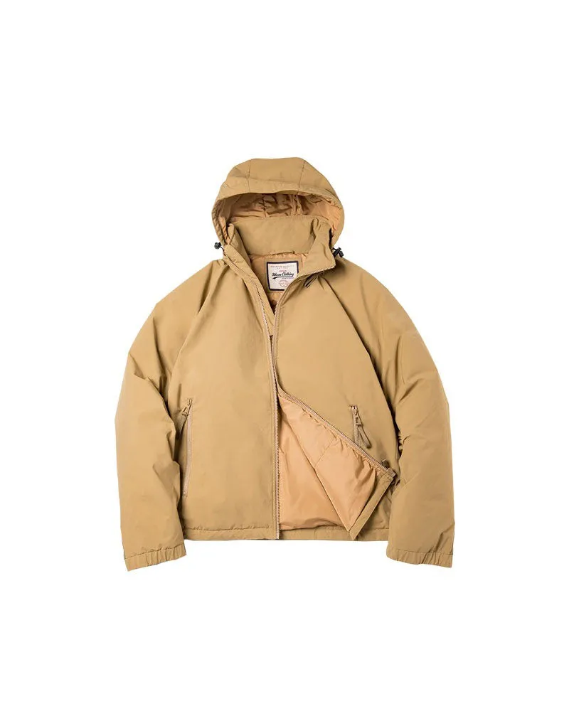 Retro Duck Down Warm Lightweight Hooded Men's Jacket