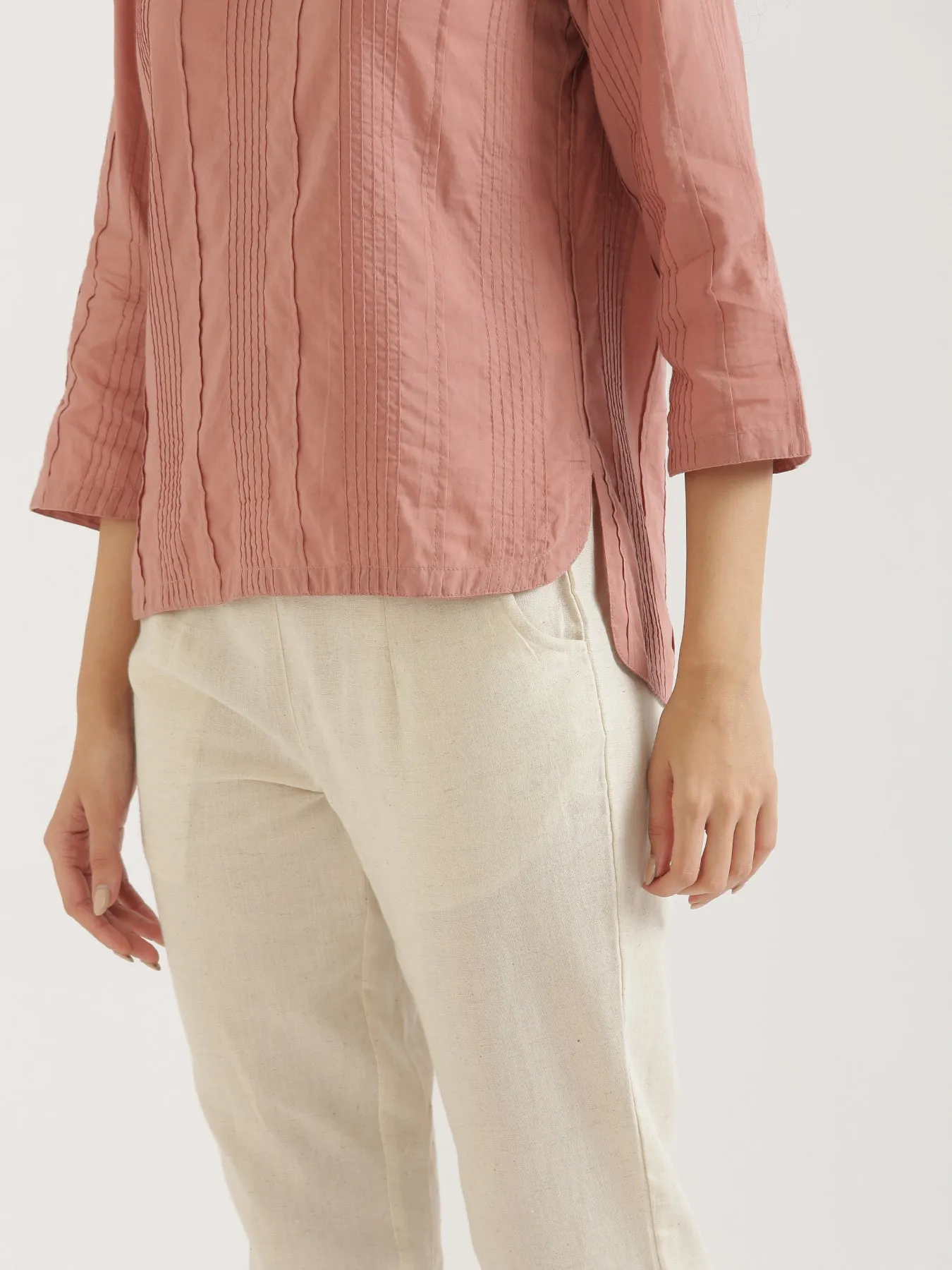 Rose Taupe Everyday Cotton Top