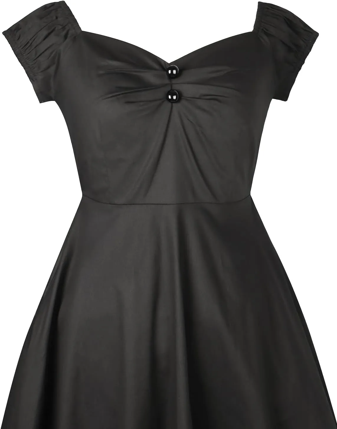 YARN & INK Retro Swing Dresses for Women 1950s Vintage Rockabilly Clothes Pinup Clothing Cocktail Party Dress