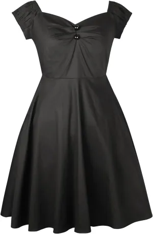 YARN & INK Retro Swing Dresses for Women 1950s Vintage Rockabilly Clothes Pinup Clothing Cocktail Party Dress